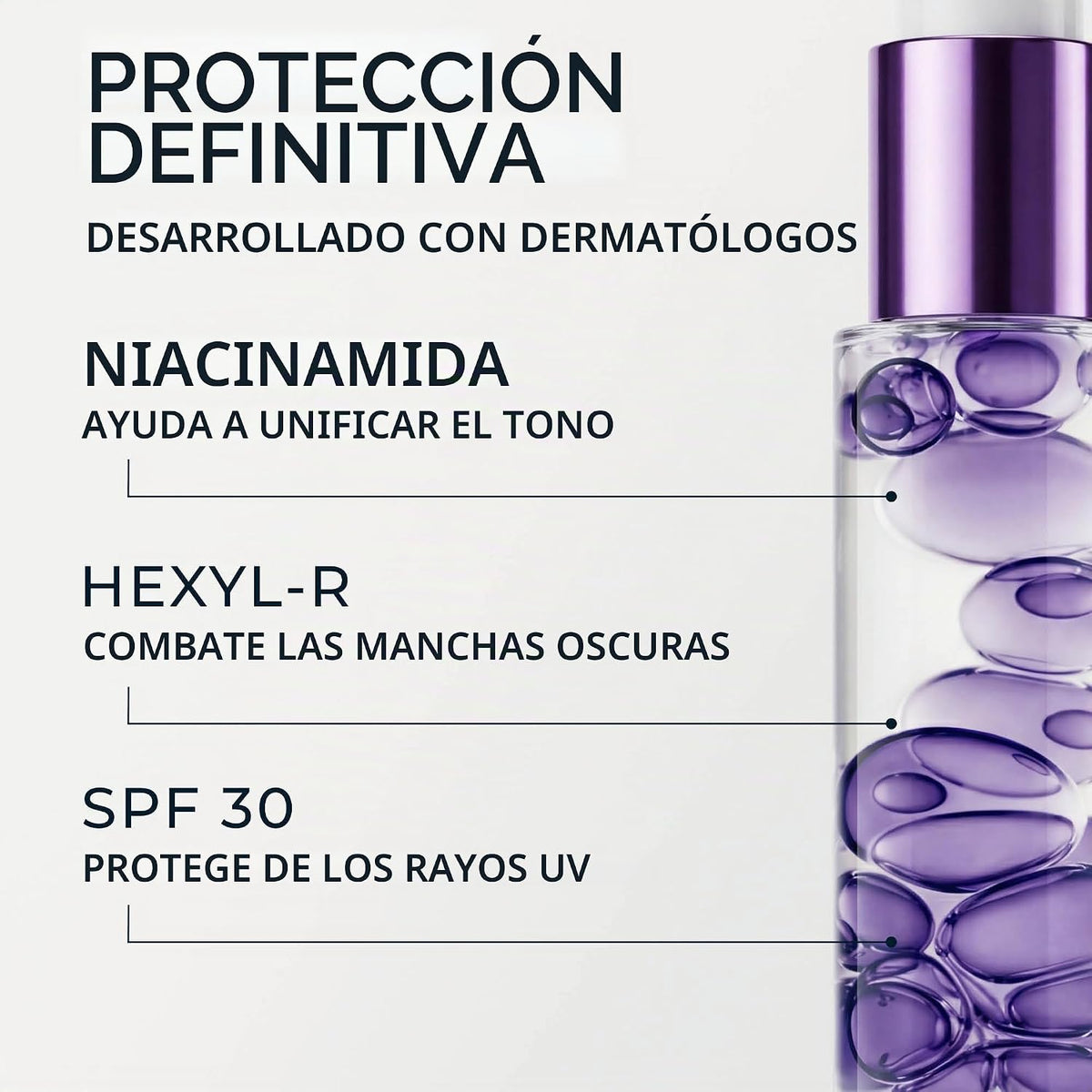 RoC Niacinamide Daily Face Moisturizer SPF 30, tono uniforme 5 en 1...