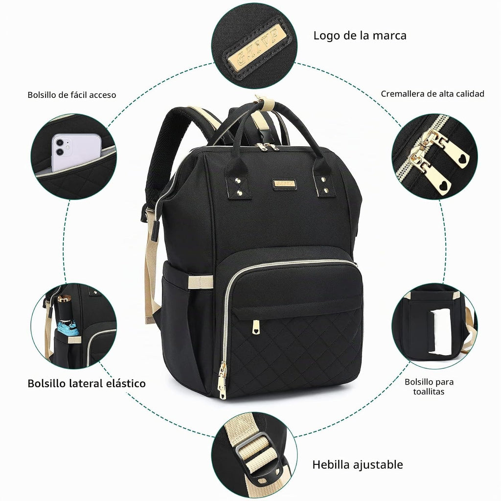 Bolsa de pañales, bolsas de pañales para bebés y niñas, bolsas de b...