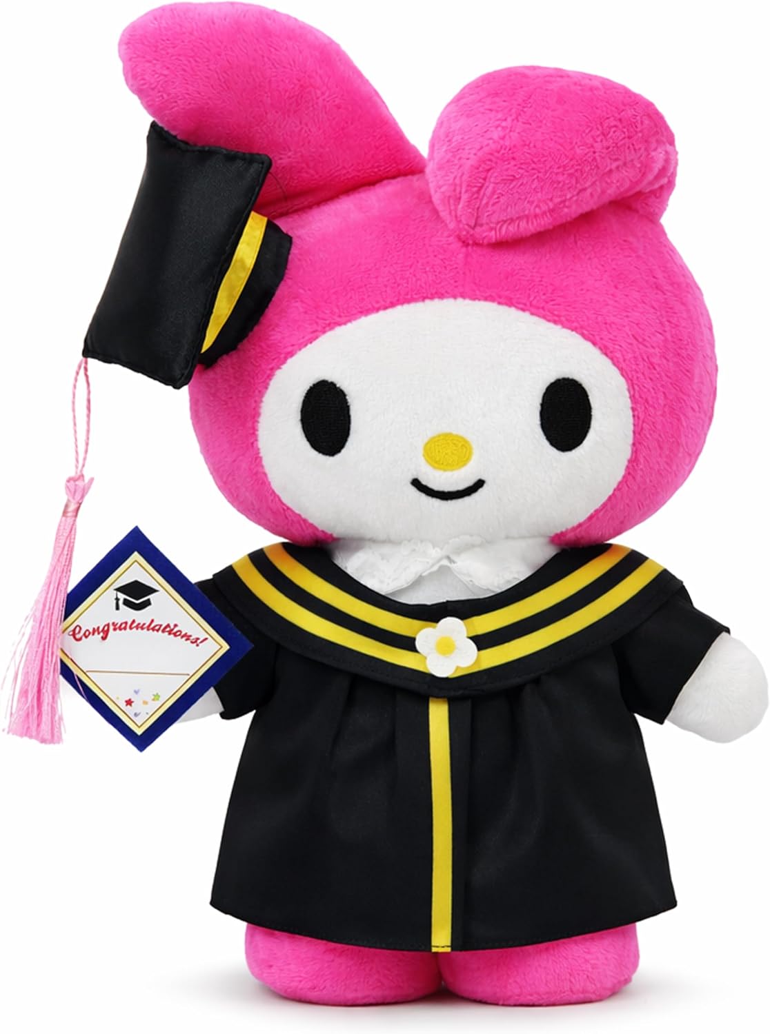 RELIGES Gato de peluche de graduación de 11 pulgadas, animal de pel...