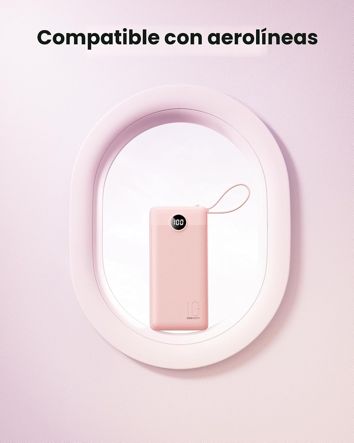 Coowisty Cargador de teléfono portátil, delgado 10000mAh Travel Ess...