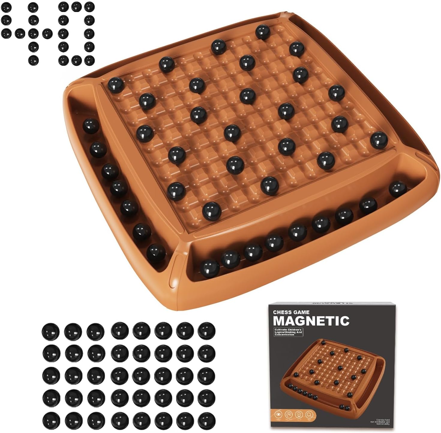 Juego magnético, juego magnético de ajedrez de 40 piezas, juegos fa...