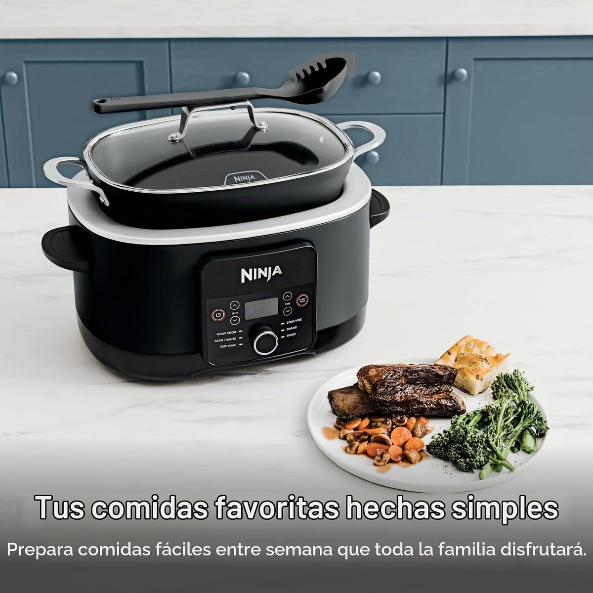 Ninja® Olla Multiusos 12-en-1 PossibleCooker™ PLUS | 8.5 cuartos -...