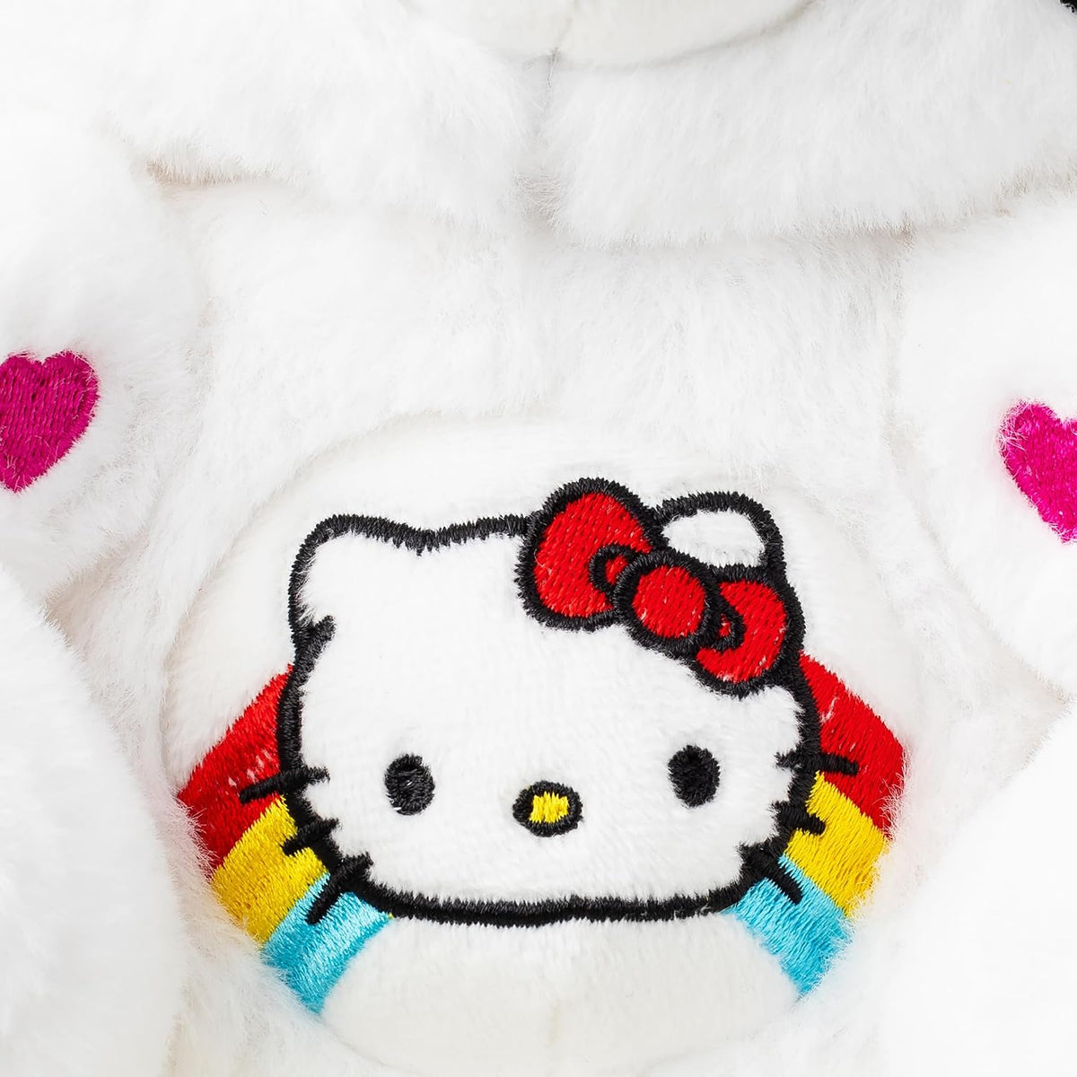 Care Bears Hello Kitty Loves Cheer Bear - Paquete de 2 peluches col...