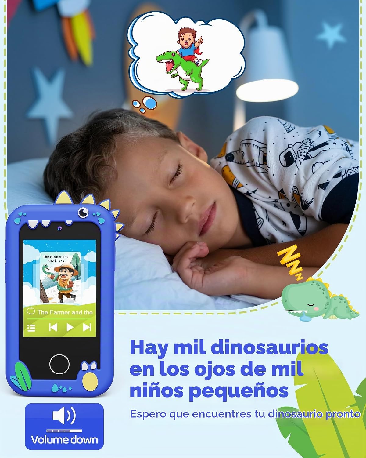 KOKODI Juguetes de teléfono inteligente para niños, pantalla táctil...