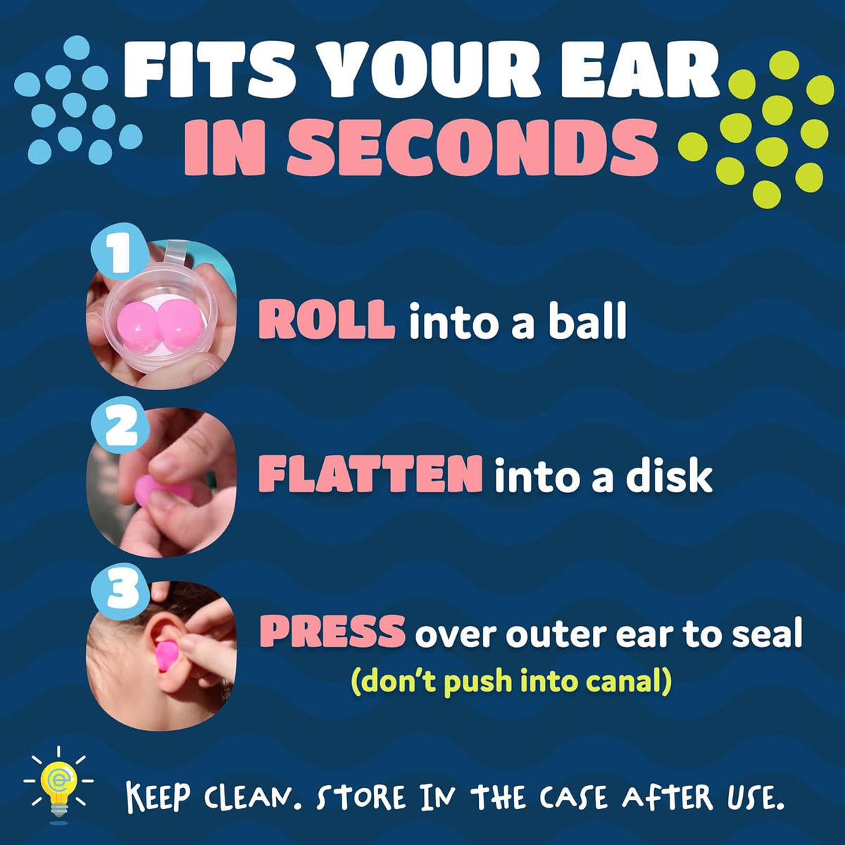 Earvolution - Tapones para los oídos de natación, moldeables, paque...