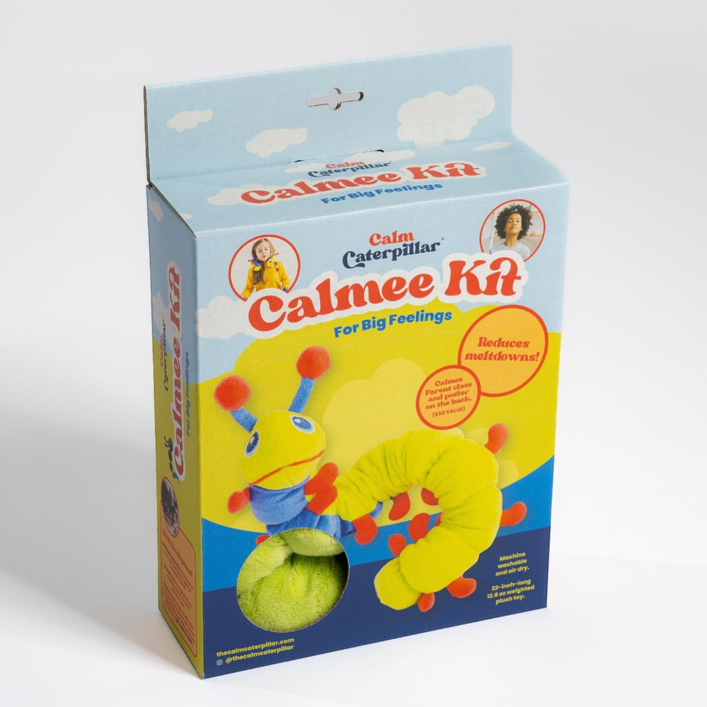 Calmee La Oruga Juguete de Peluche Sensorial con Peso para Niños, E...