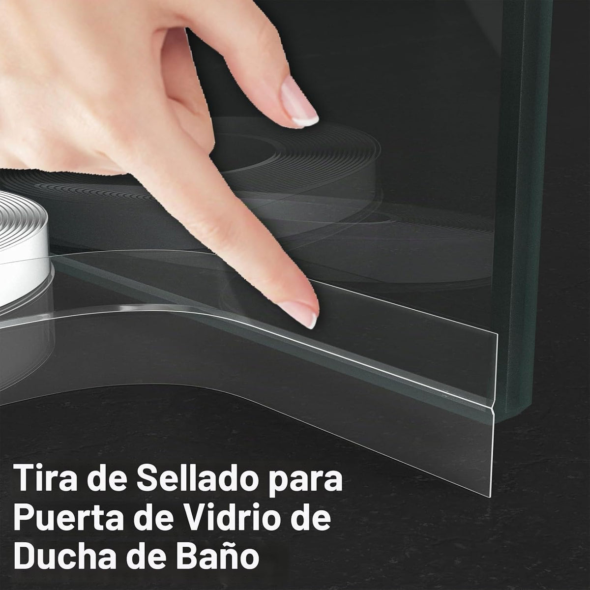 Greymond Sello de puerta burlete para puerta, sello de puerta de 40...