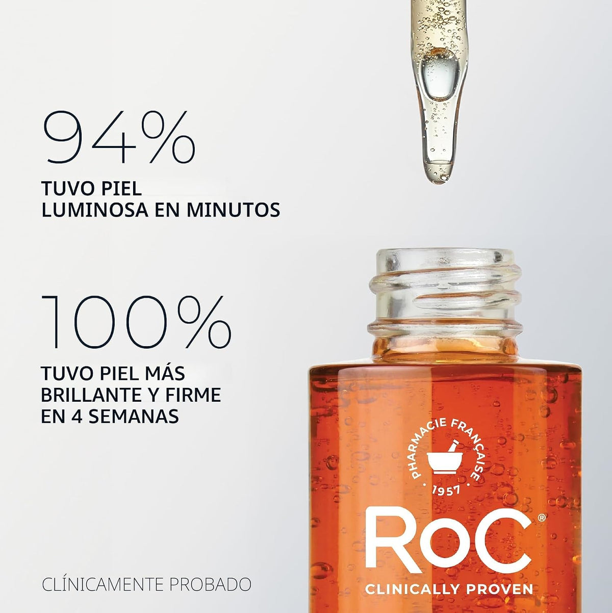 RoC Suero de vitamina C para rostro Multi Correxion Revive + Glow,...