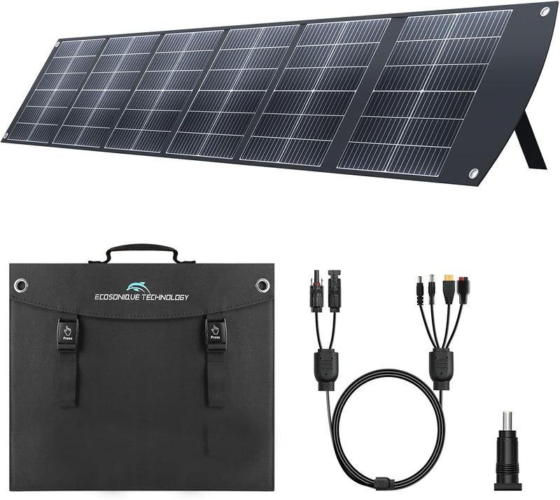 Ecosonique 200W Panel solar plegable portátil MC4 salida para centr...