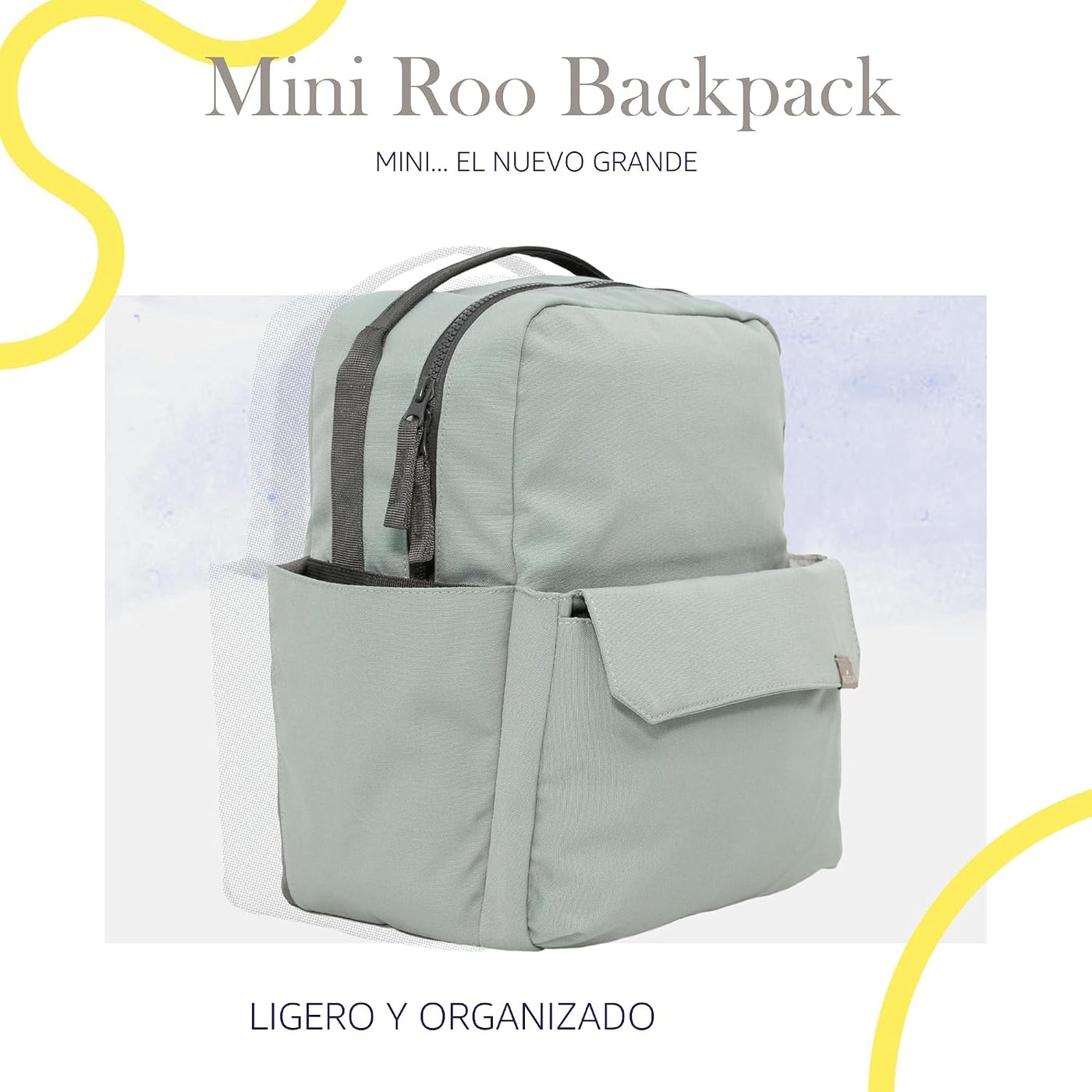 RED ROVR - Mochila Mini Roo, Salvia, Mochilas Daypack | Mochila com...