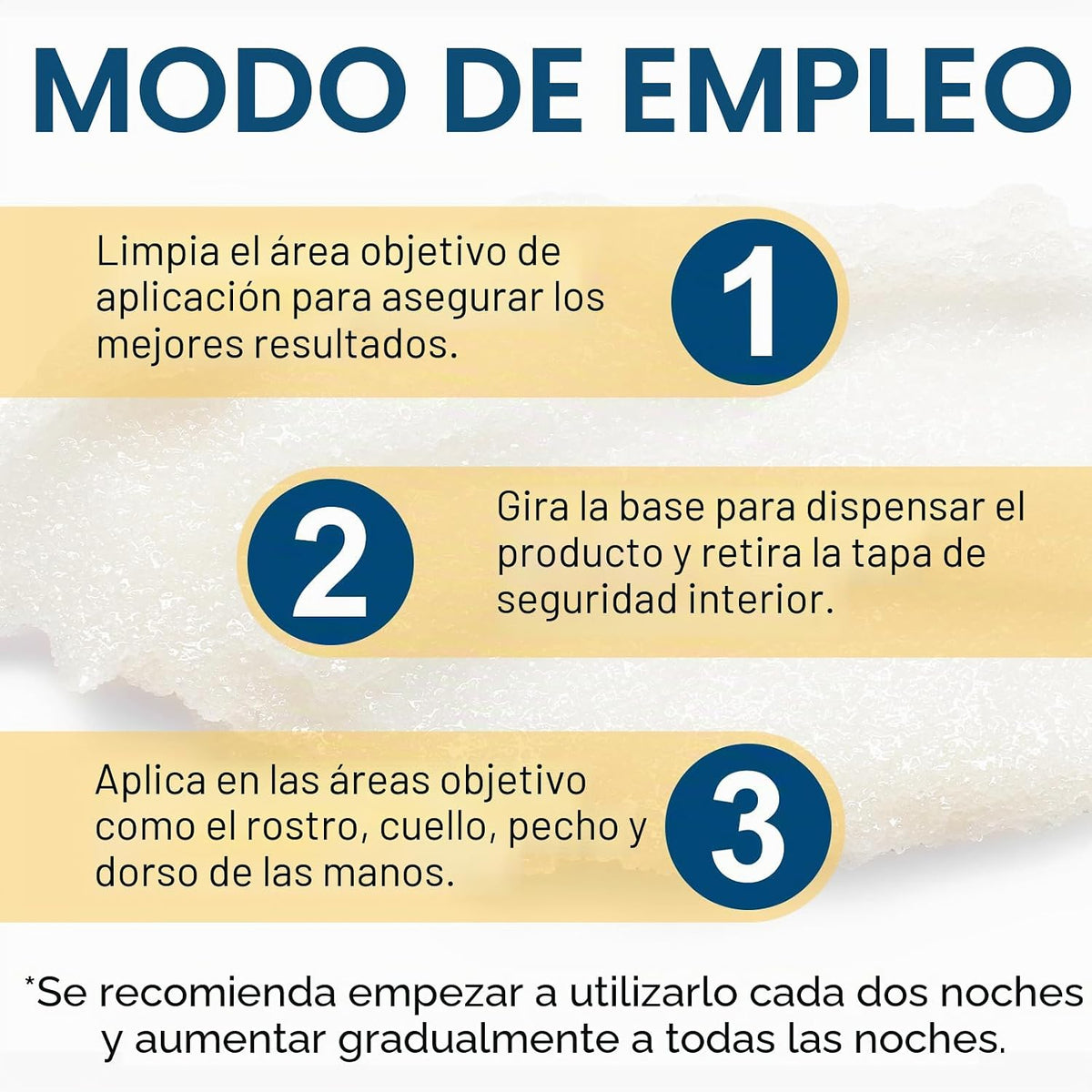 Barra de suero reafirmante de retinol avanzado, barra de retinol 3...