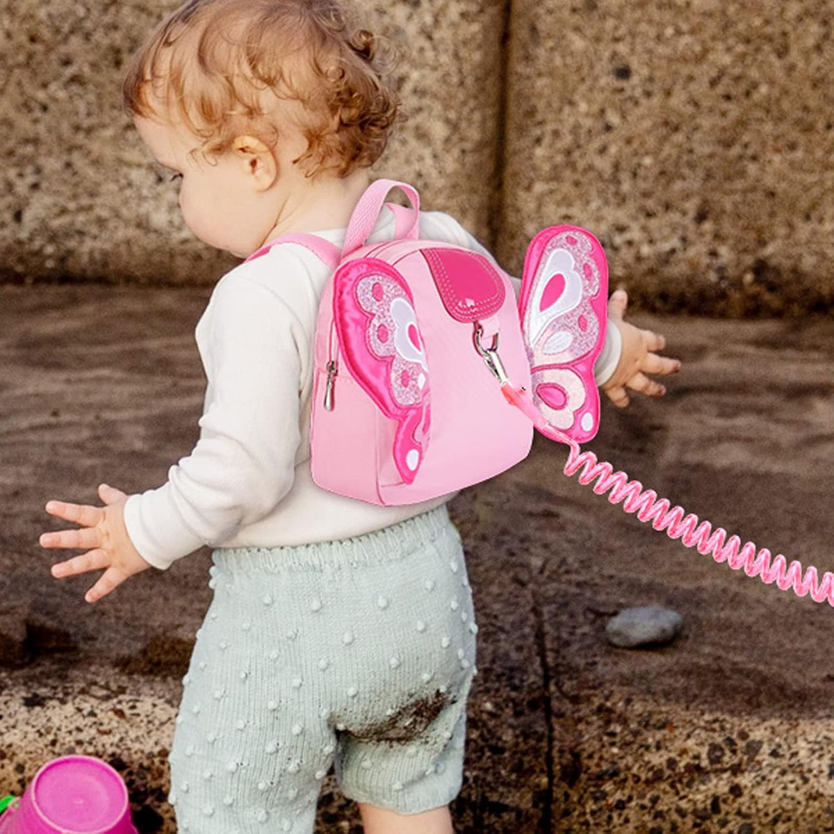 Accmor Arnés para niños pequeños, mochila con correa, lindas mochil...