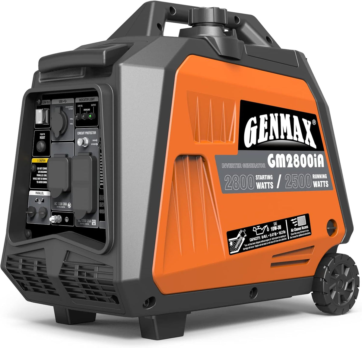 GENMAX Outdoor Power Equipment GM2800iA Generador portátil súper si...