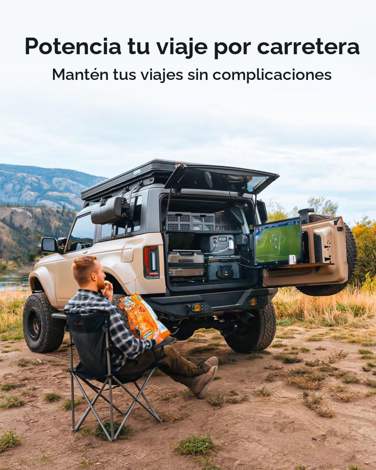 Cargador BLUETTI 1, Cargador Alternador 560W, Carga Rápida DC-DC |...