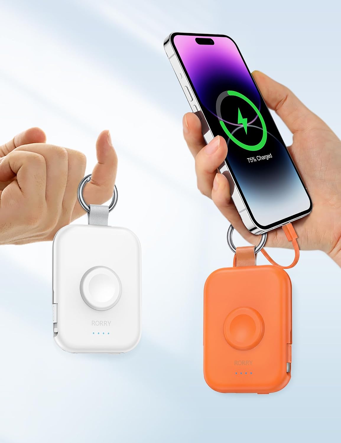 RORRY Cargador portátil CharmGo, cargador portátil de 5000 mAh | Ca...