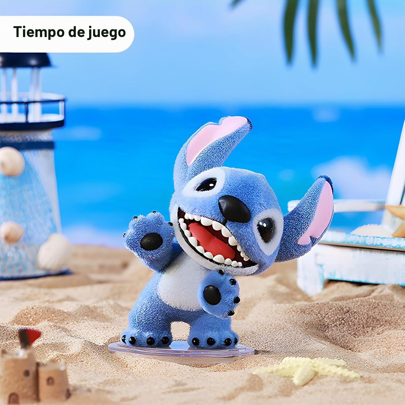 MINISO Disney Lilo &amp; Stitch - Figura de peluche flocada, caja s...