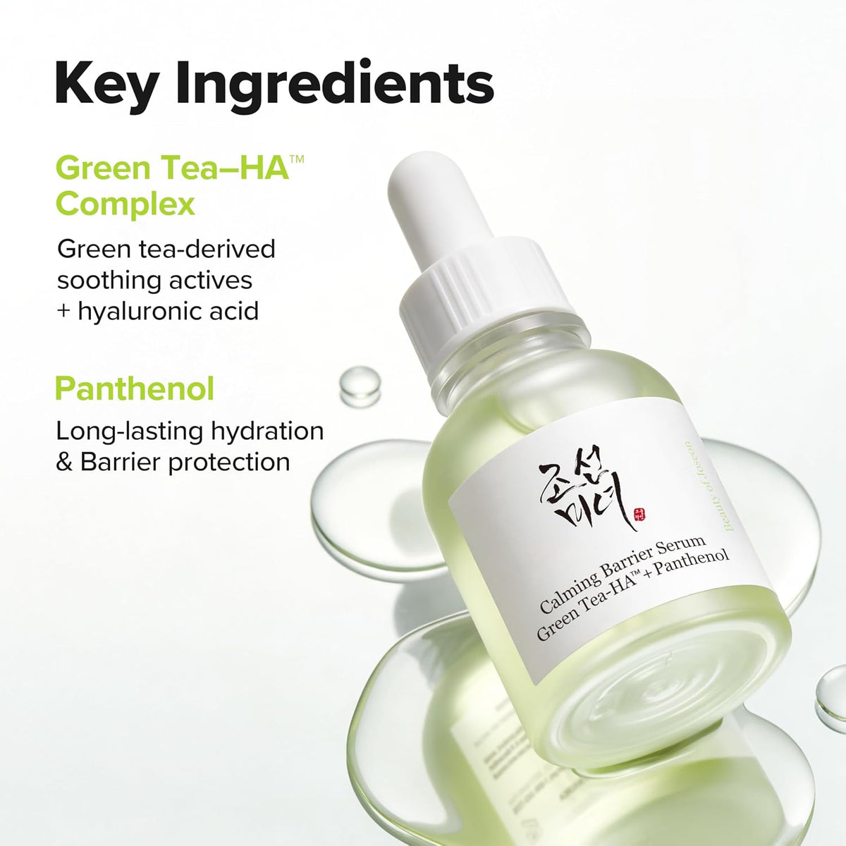 Beauty of Joseon Sérum de barrera calmante Green Tea-HA™ + Pathenol...