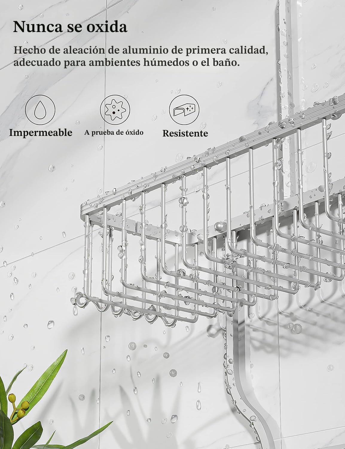 YASONIC Organizador de Ducha Colgante - Organizador de Ducha que Nu...