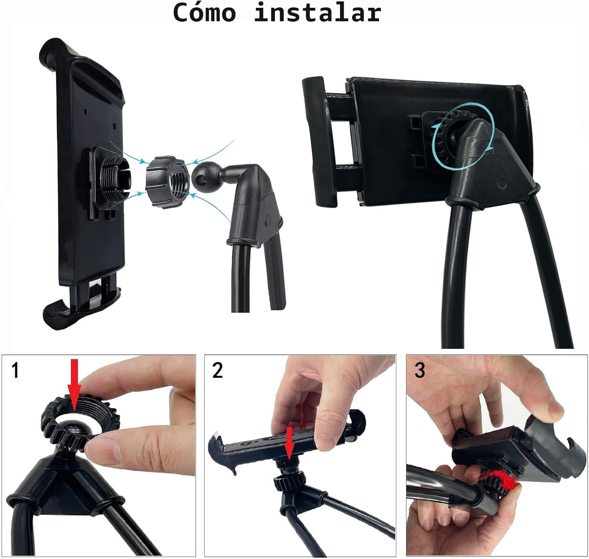 Soporte Perezoso para Teléfono Celular, Soporte Universal para Telé...