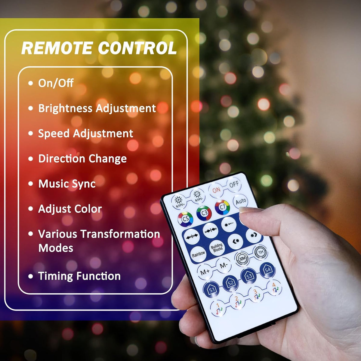 ASTRAEA Luces inteligentes para árbol de Navidad de 400 LED con apl...