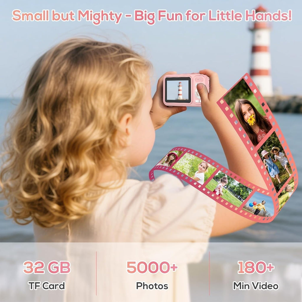 Cámara digital para niños, cámaras digitales de 48MP FHD 1080P para...