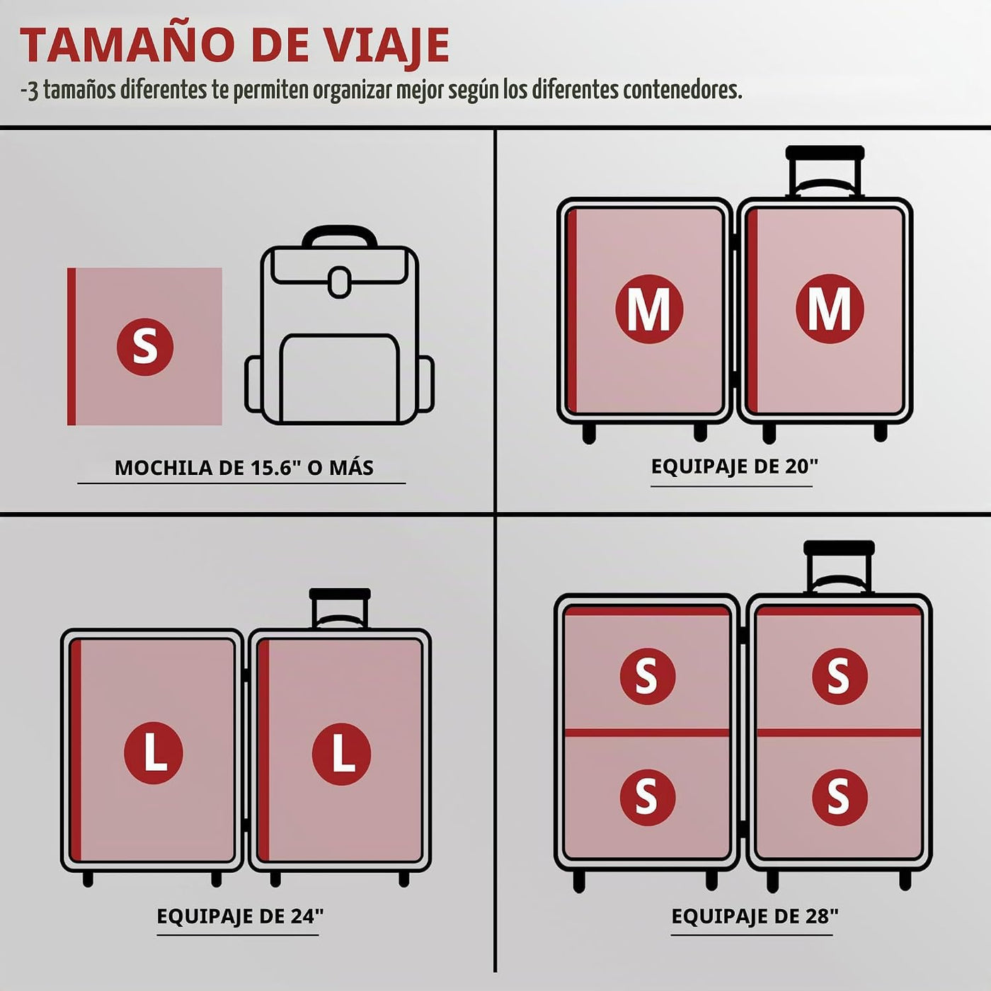 Paquete de 18 bolsas de almacenamiento al vacío de viaje para ropa...