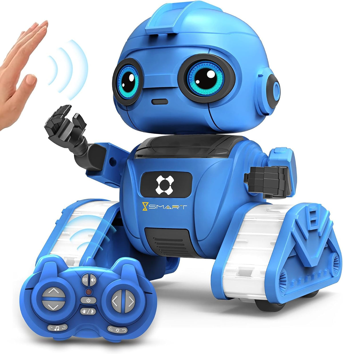 Dzxlin Juguetes robot para niños y niñas, robot recargable de contr...