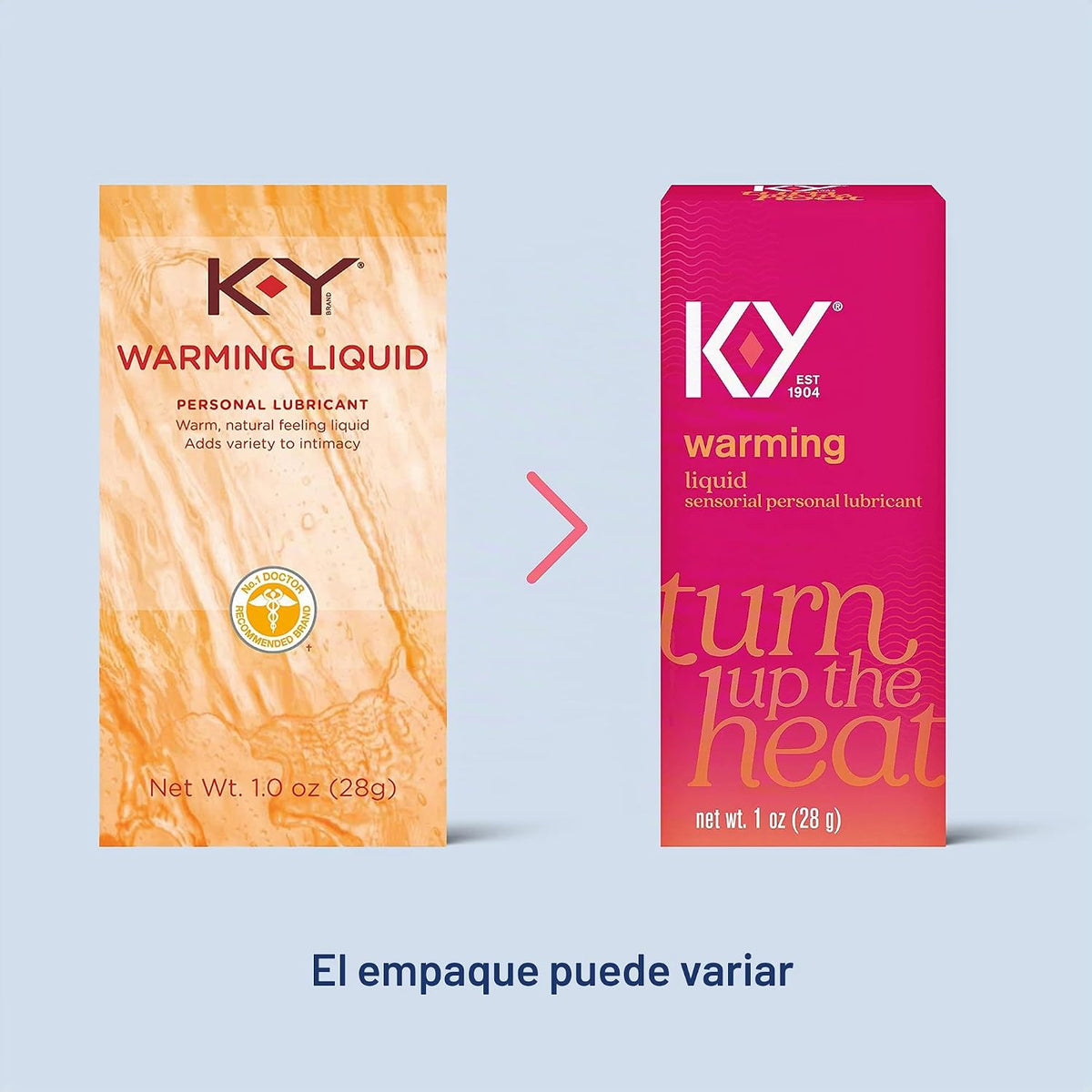 KY Calentamiento líquido \u2013 1 onza botella