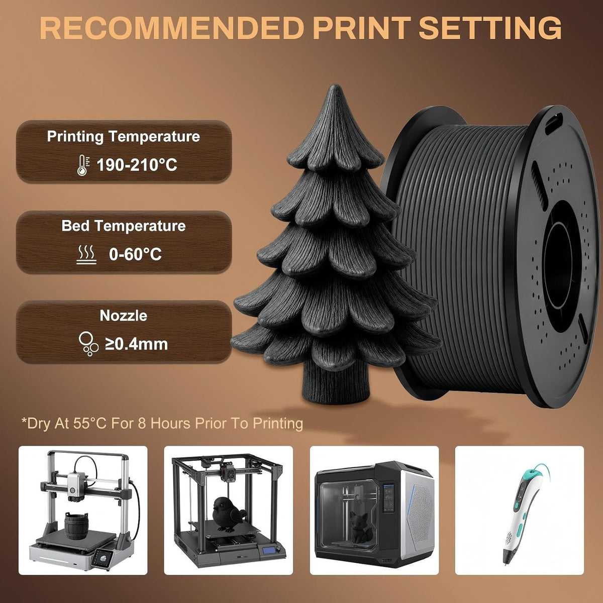 Colourbing - Filamento de impresión 3D PLA-SINGLE37