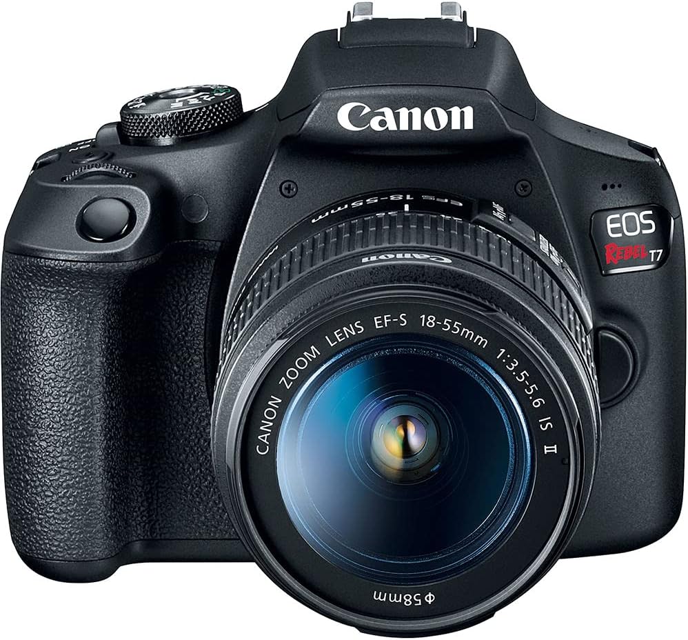 Canon EOS Rebel T7 - Cámara DSLR con sensor CMOS APS-C de 24.1 MP c...