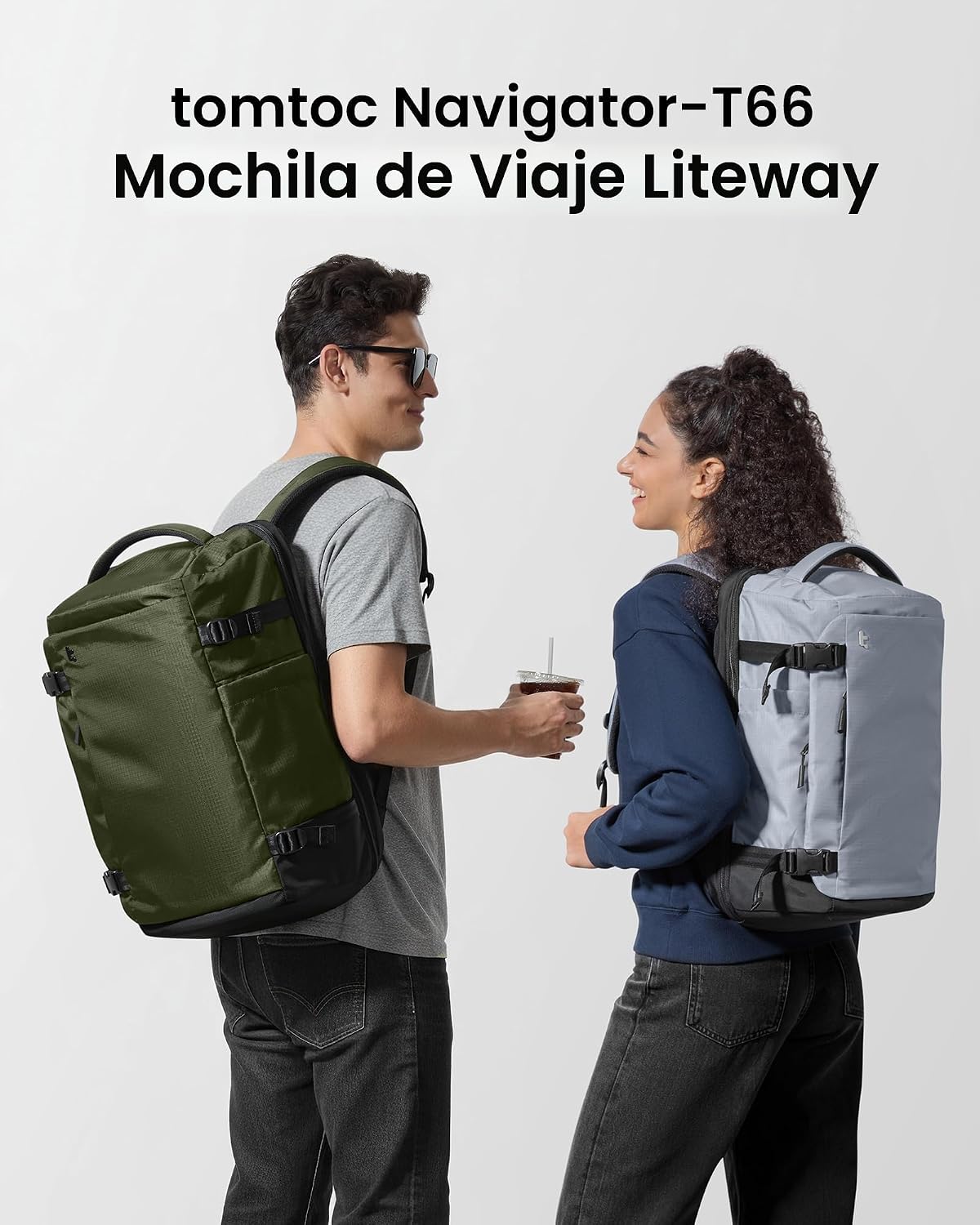 tomtoc Mochila de viaje 28L, bolsa de artículos personales de la TS...