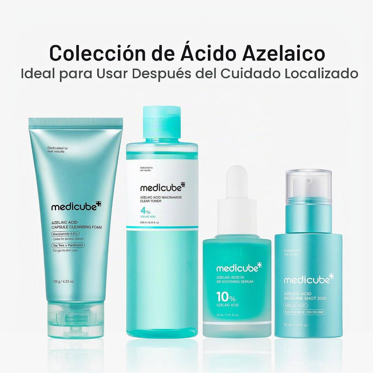 medicube Limpiador facial de cápsula de ácido azelaico limpiador de...