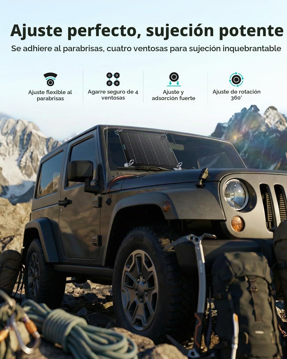ECOBOSS Cargador de batería solar de 10 W, mantenimiento de 12 V |...