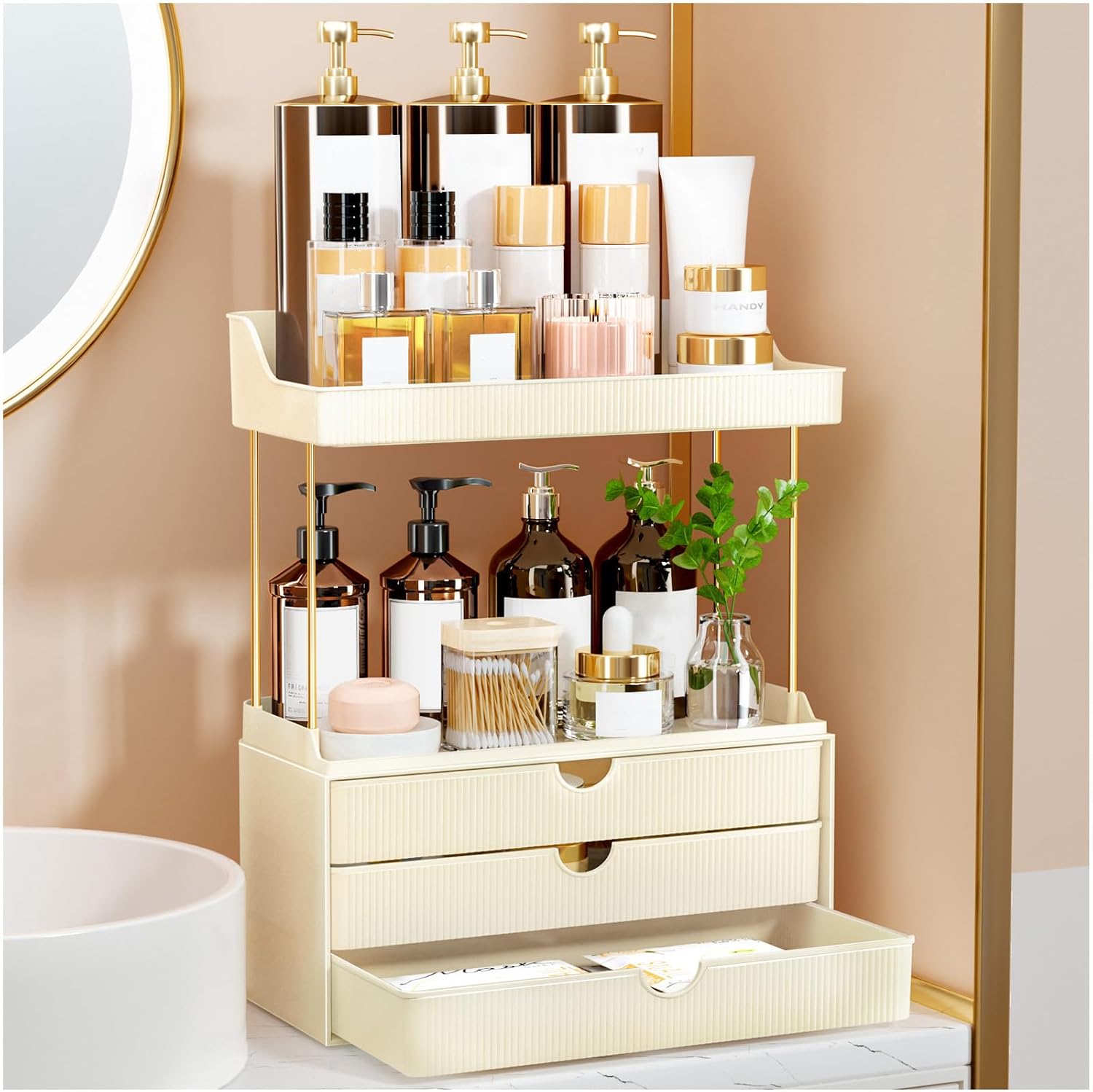 StorBin Arcylic - Organizador de maquillaje y cuidado de la piel de...