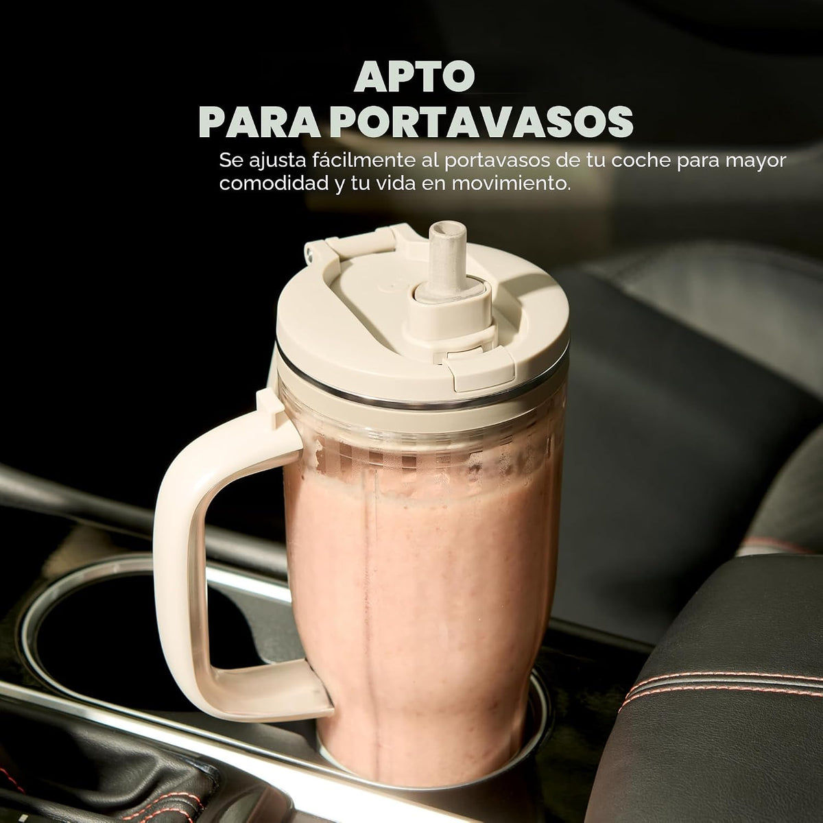 Ninja BlendBOSS - Licuadora personal, vaso de 26 onzas, 1200PW, men...