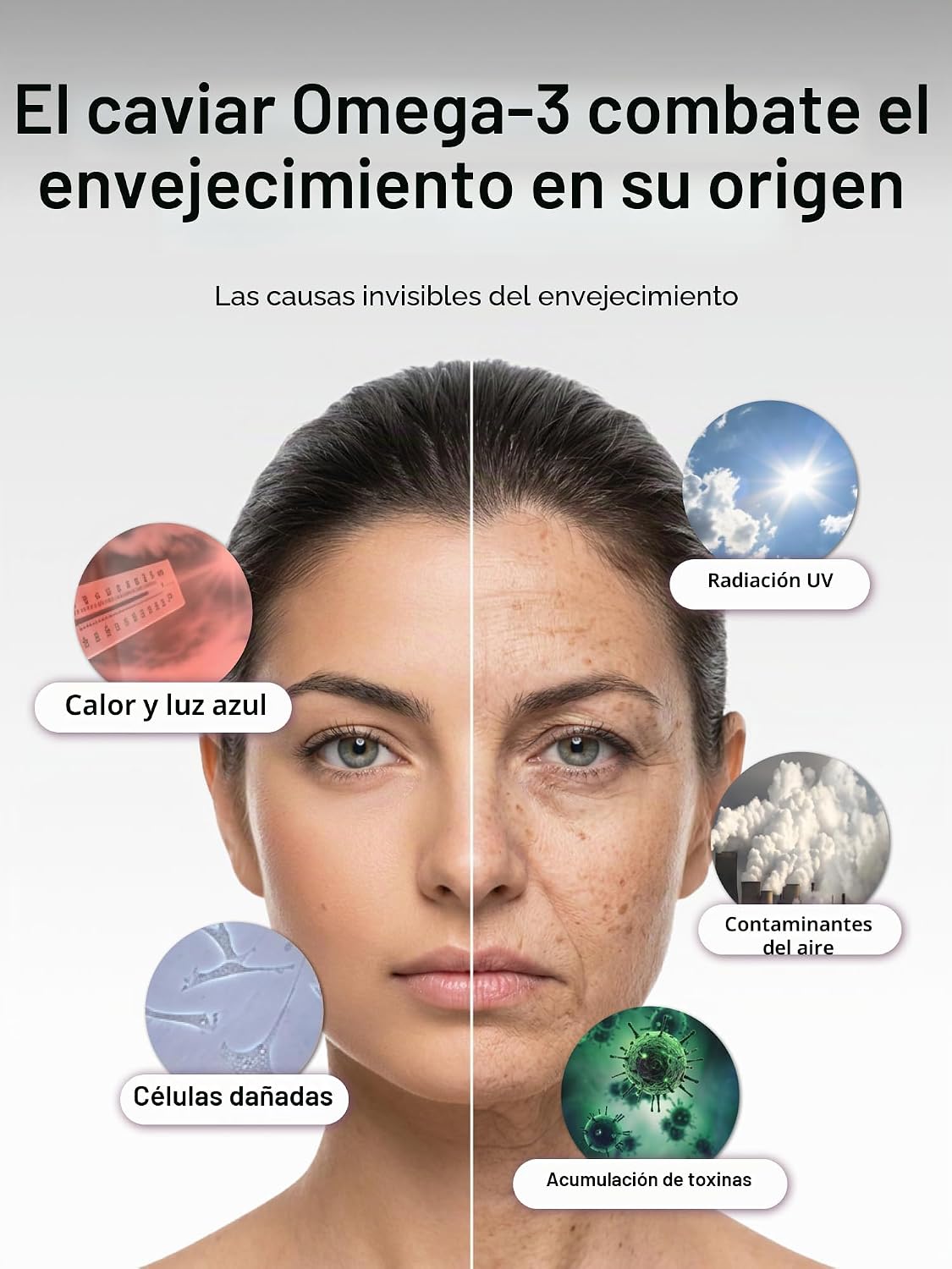 Caviar Glow Suero suavizante, suero de retinol coreano para cuidado...