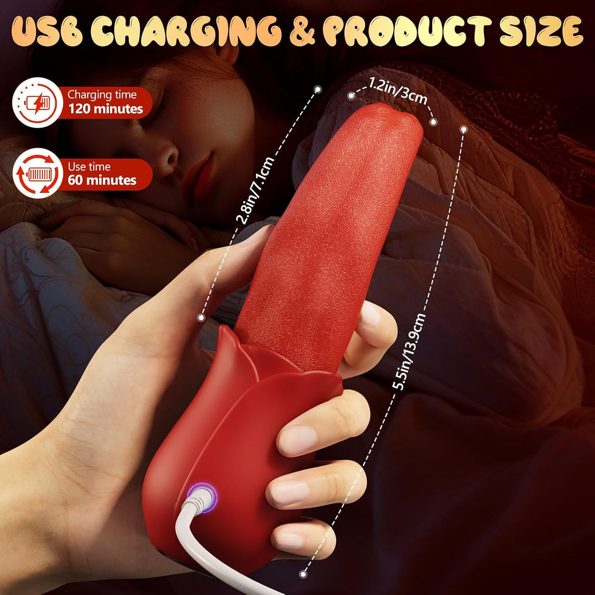Vibrador de juguetes sexuales para adultos para mujeres, vibrador d...