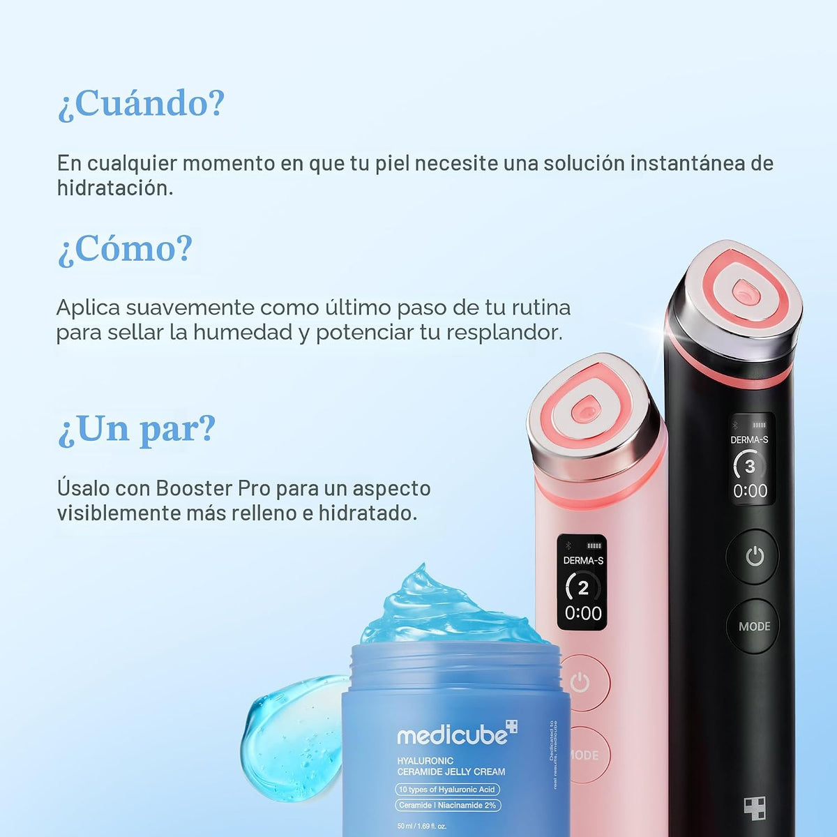 Medicube Jelly Cream con ácido hialurónico para una hidratación dur...