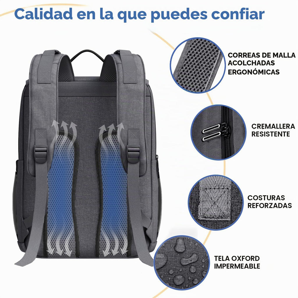 PILLANI - Mochila grande para llevar pañales de bebé, para viajar,...