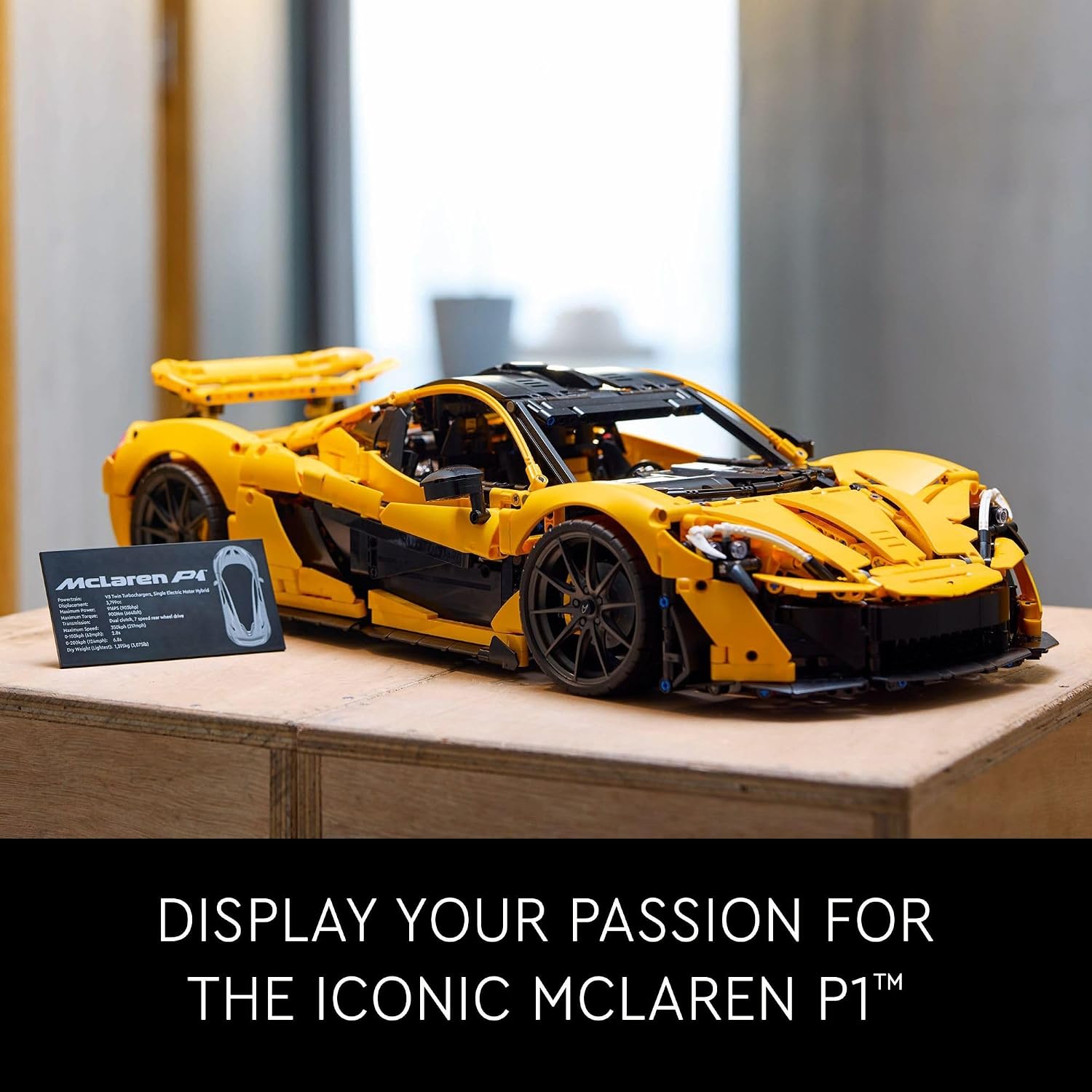LEGO Technic McLaren P1 Hypercar - Juego de construcción, regalo pa...