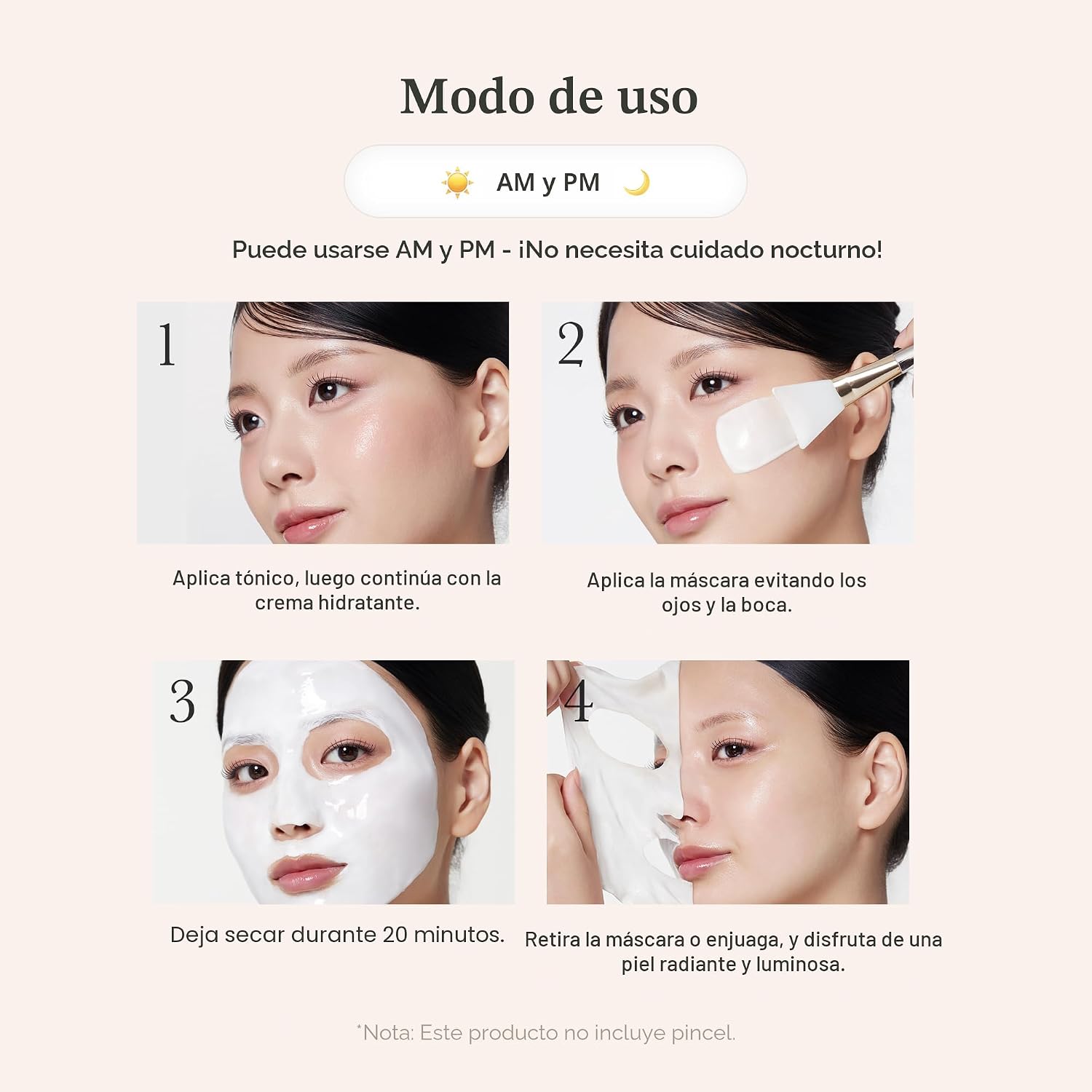 medicube Milky Collagen Double Glow Lock Duo: Máscara Envolvente de...