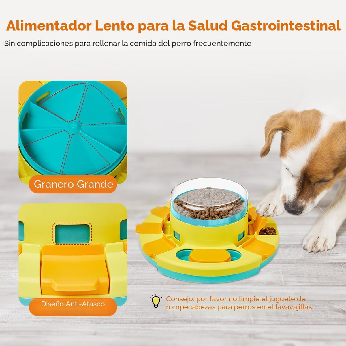 Potaroma Juguete Rompecabezas para Perros - 2 Niveles