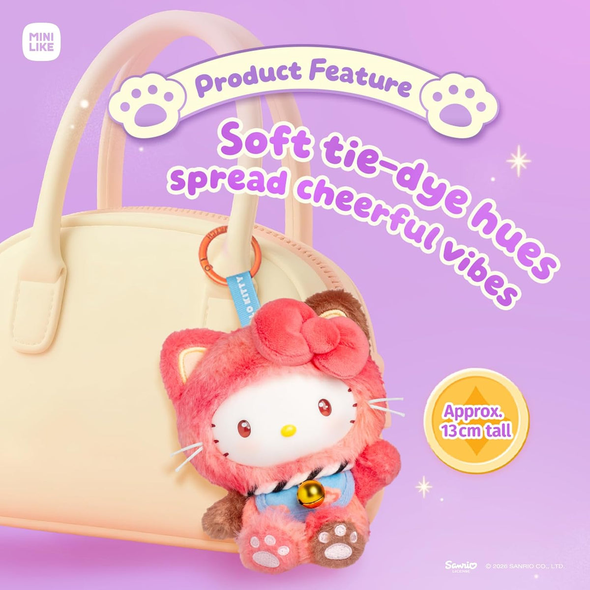 MINI LIKE Sanrio Blind Box Hello Kitty Style Meow Blessing Series L...