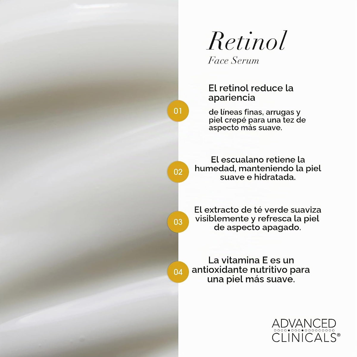 Advanced Clinicals Suero de retinol para la cara | Suero de retinol...