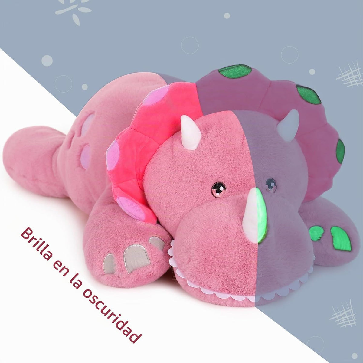 Tezituor Animales de peluche de dinosaurio de 5 libras, abrazando 3...