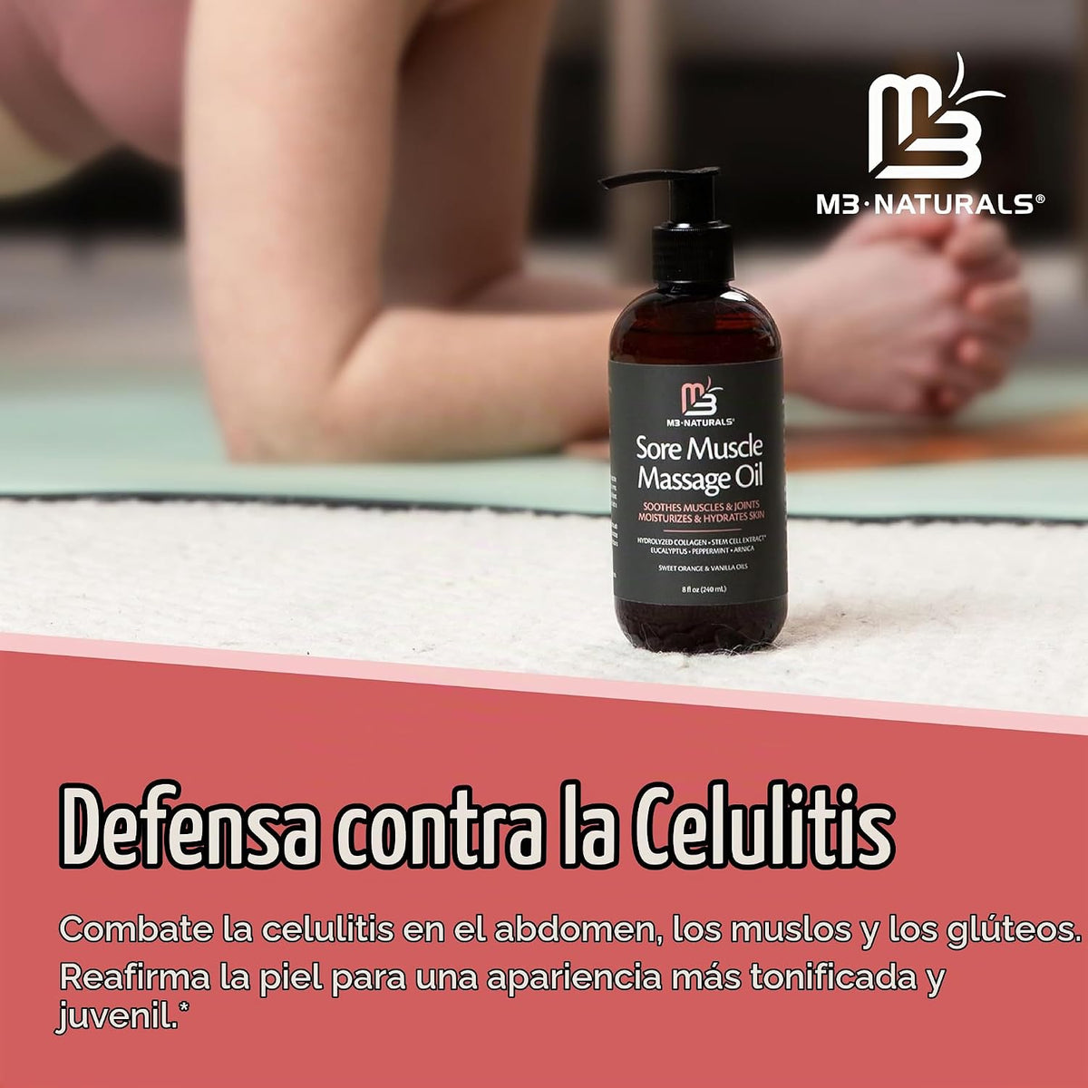 Aceite de masaje para dolores musculares para terapia de masaje con...