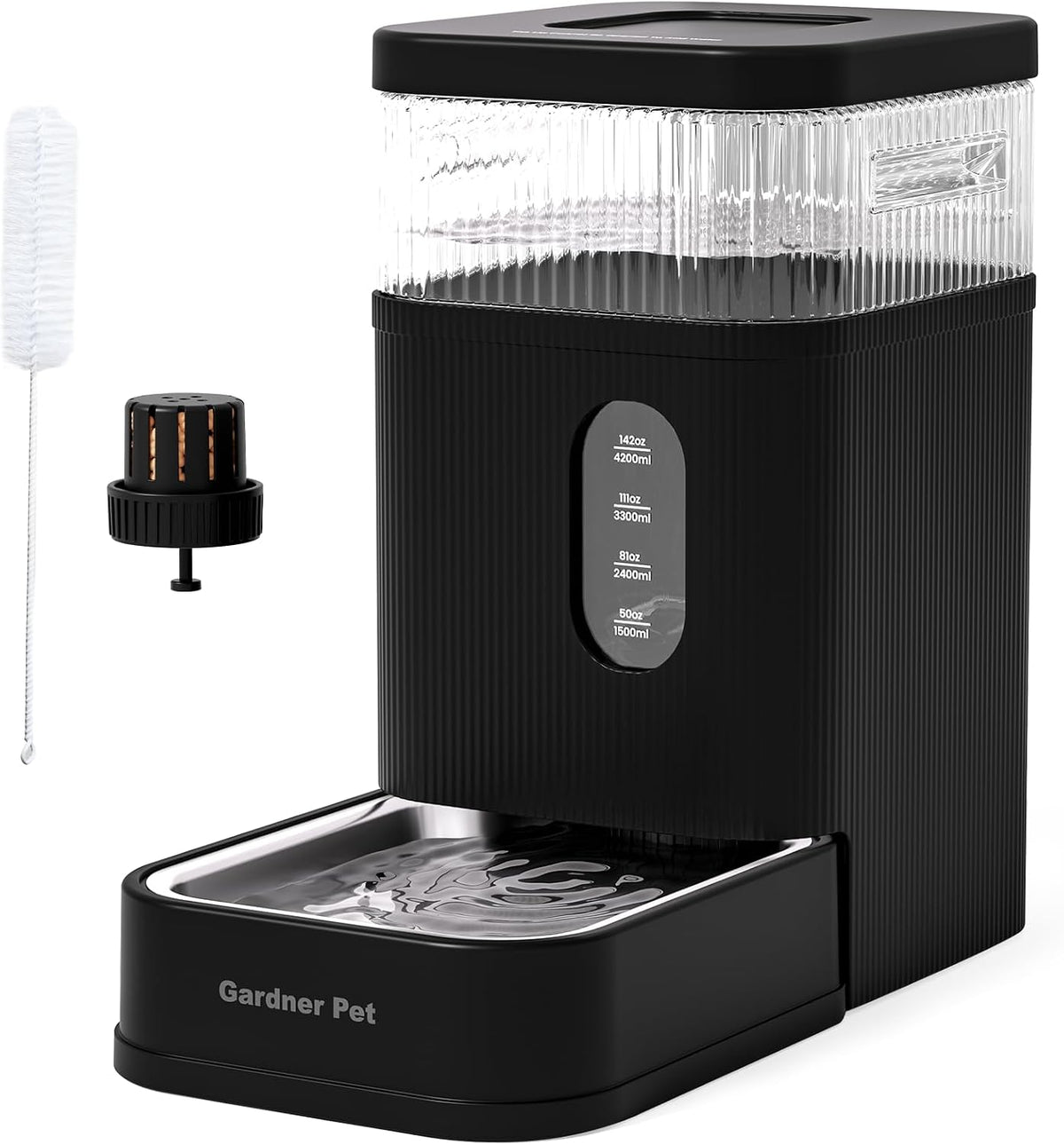 Dispensador automático de agua para perros de 2.2 galones con cuenc...