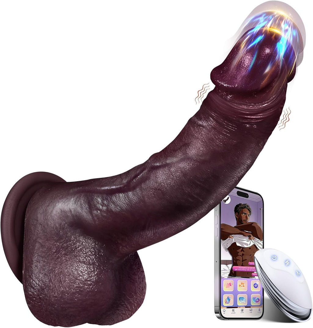 YAYIKZ - Consolador de empuje de juguetes sexuales, pene negro real...
