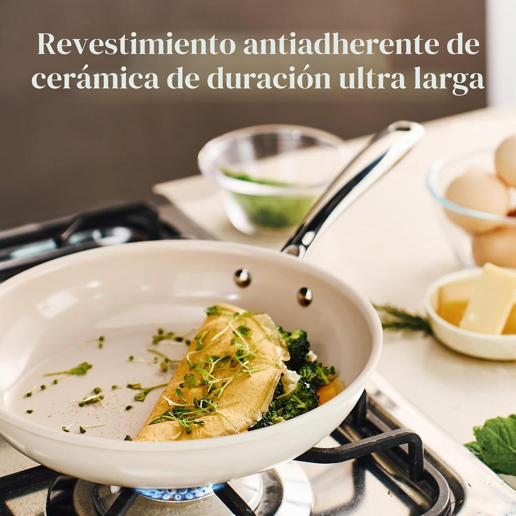 Sartén antiadherente Redchef para freír y saltear, sartenes de cerá...