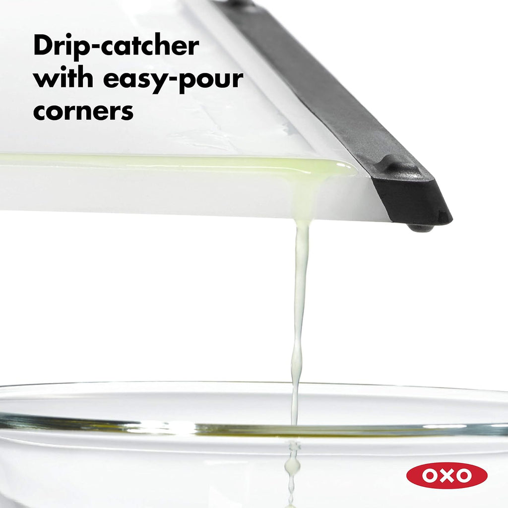 OXO Good Grips - Tabla de cortar de plástico para preparación | Sup...